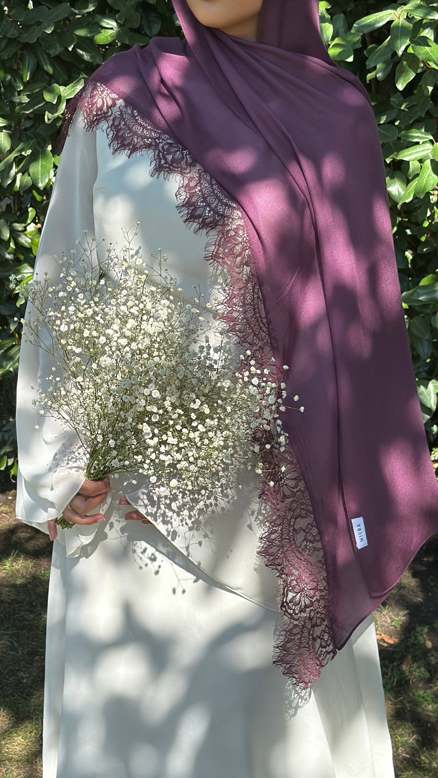 Mulberry - Modal Lace Hijab