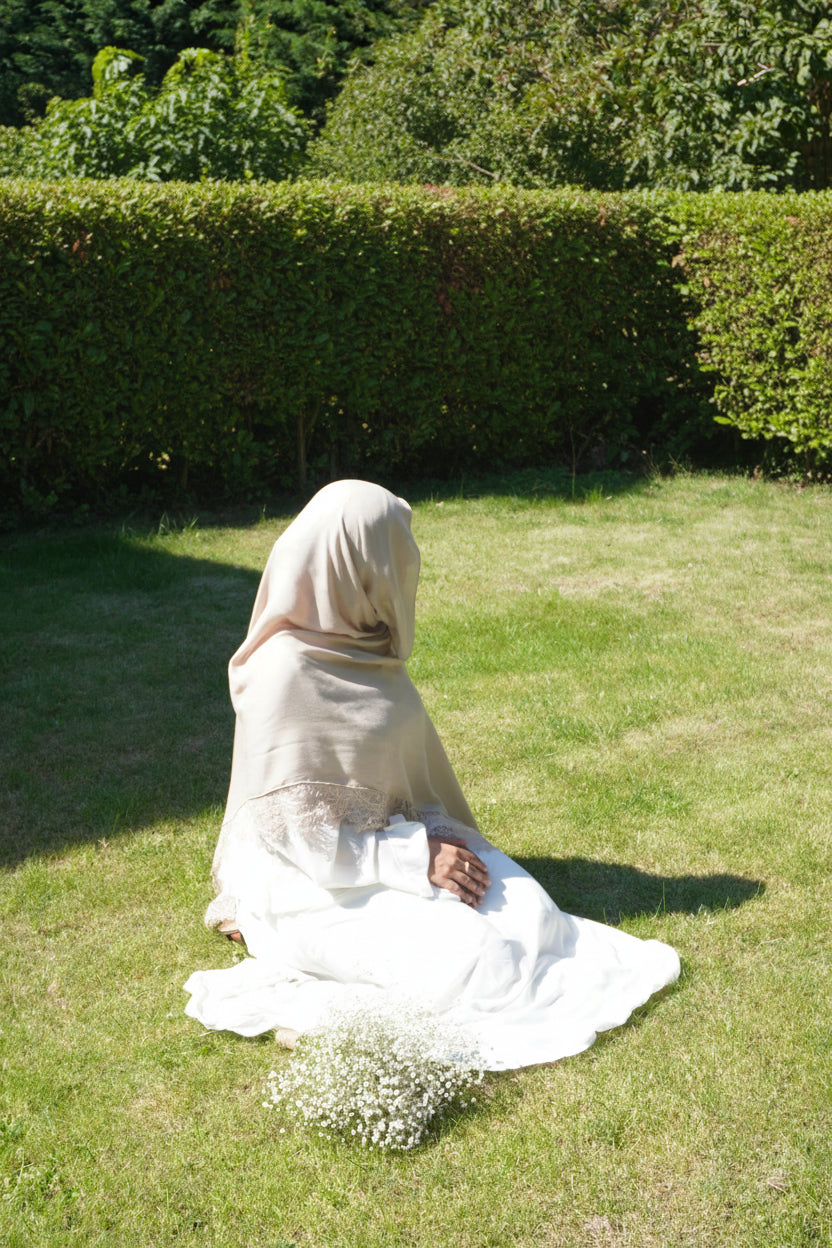 Sand - Modal Lace Hijab