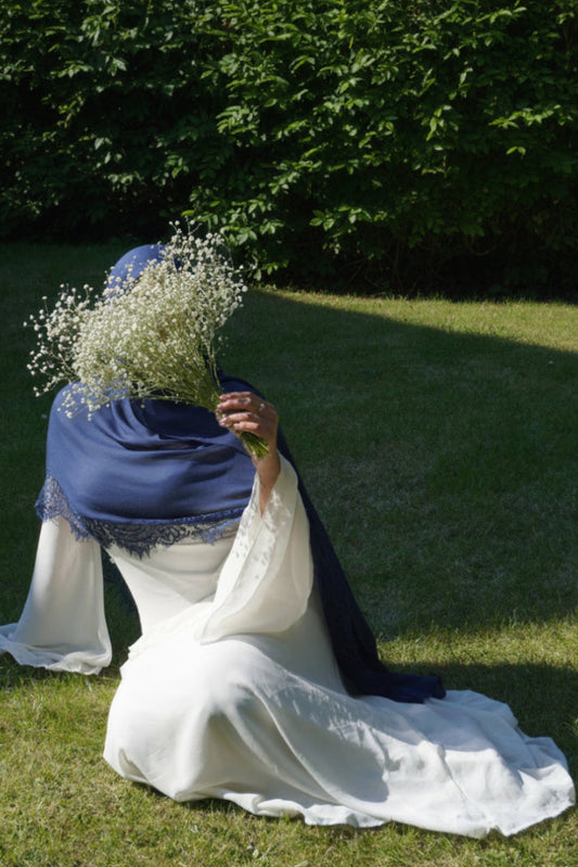 Blueberry - Modal Lace Hijab