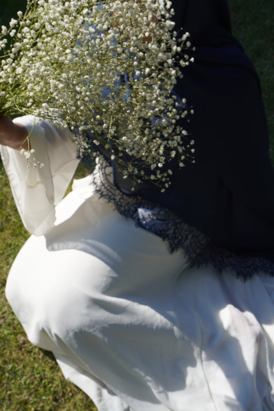 Blueberry - Modal Lace Hijab